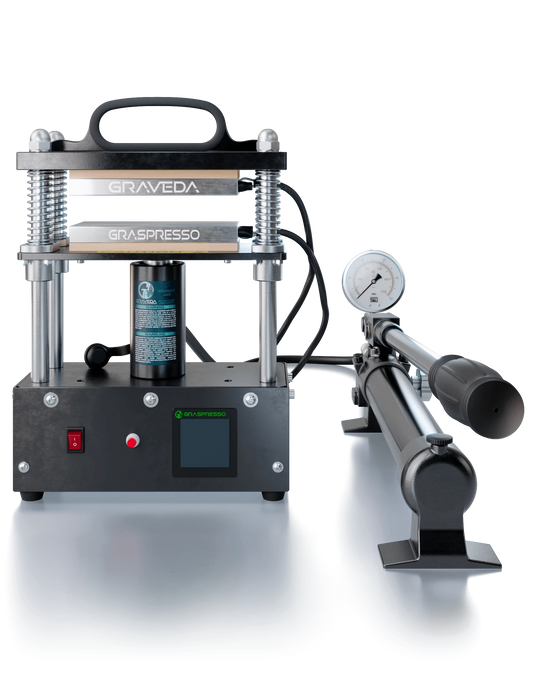 Graveda Graspresso EPIC 20 Tonnen - Rosin Press mit Hydraulik Zylinder und Druckanzeige