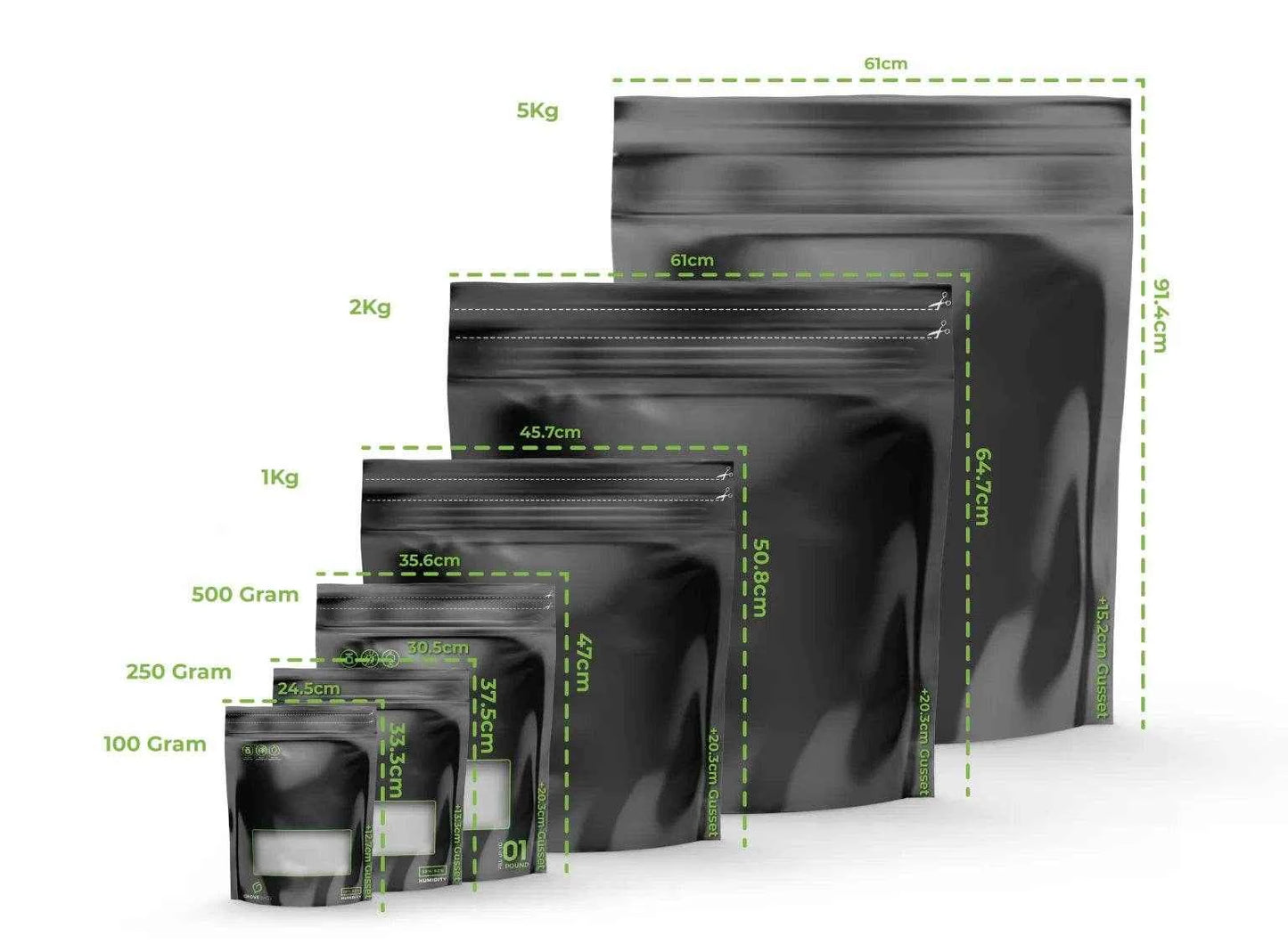 GROVE BAGS TerpLoc Beutel mit Fenster