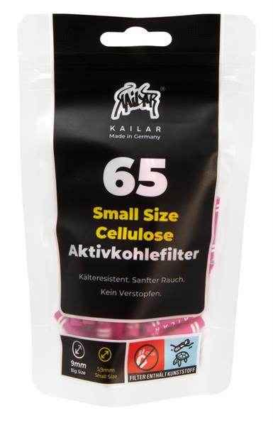 Kailar Small Size 5,9mm Cellulose Aktivkohlefilter - 65 Stück