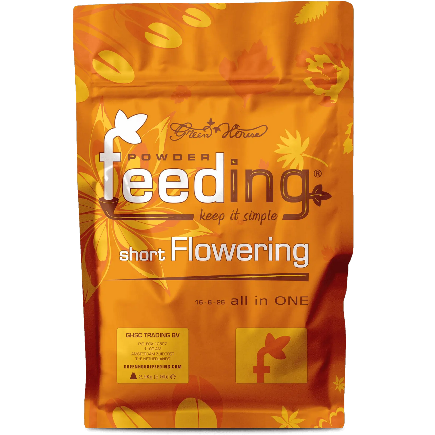 Green House Powder Feeding short Flowering