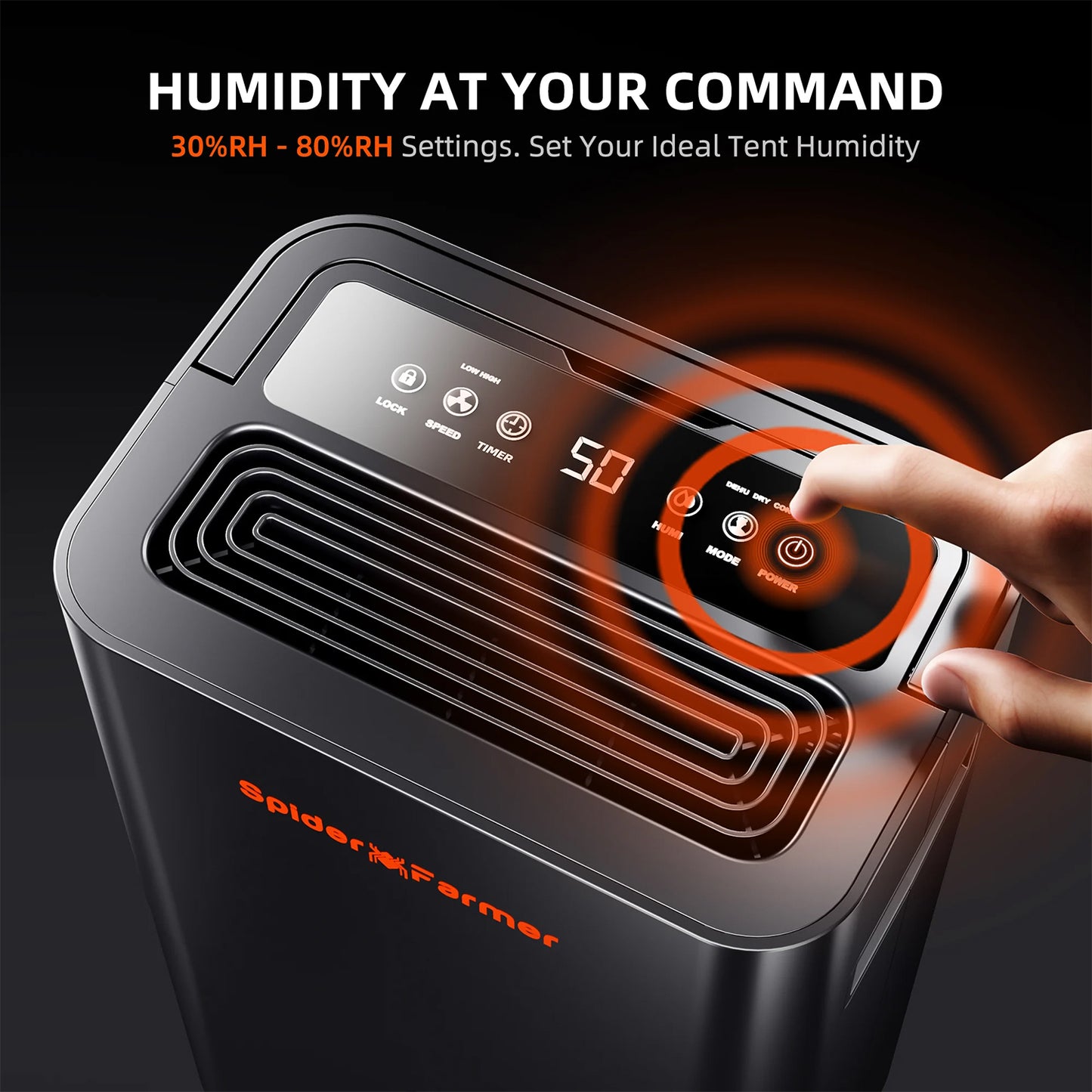 Spider Farmer - 12l/24h Dehumidifier