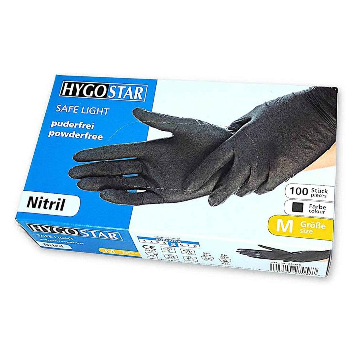Hygostar - Nitrilhandschuhe Safe Light Pulverfrei