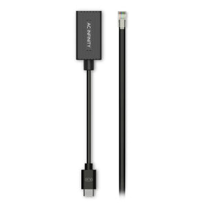 AC Infinity UIS Beleuchtungsadapter Typ-A – RJ11/RJ12
