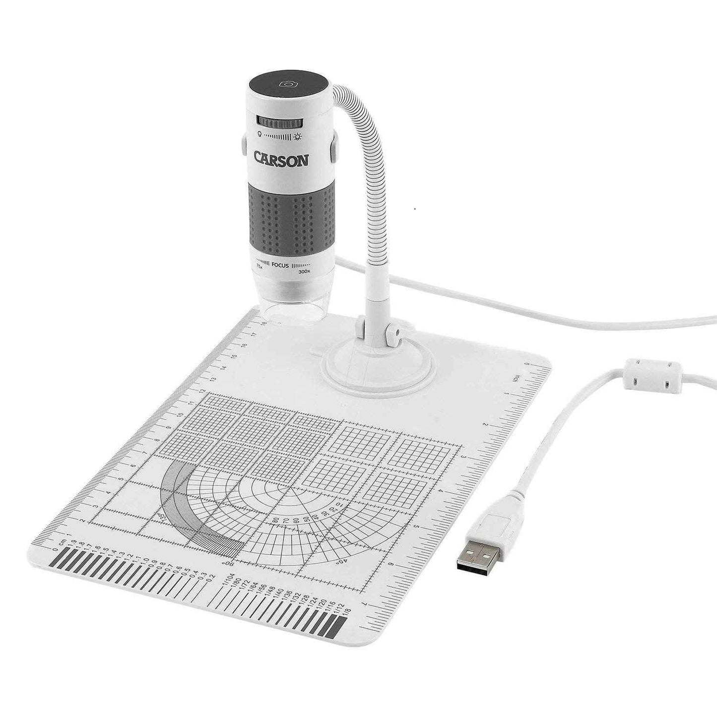 Carson - Digitales USB-Mikroskop mit flexibler Halterung