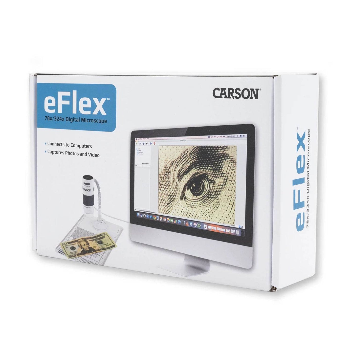 Carson - Digitales USB-Mikroskop mit flexibler Halterung - Grow Factory