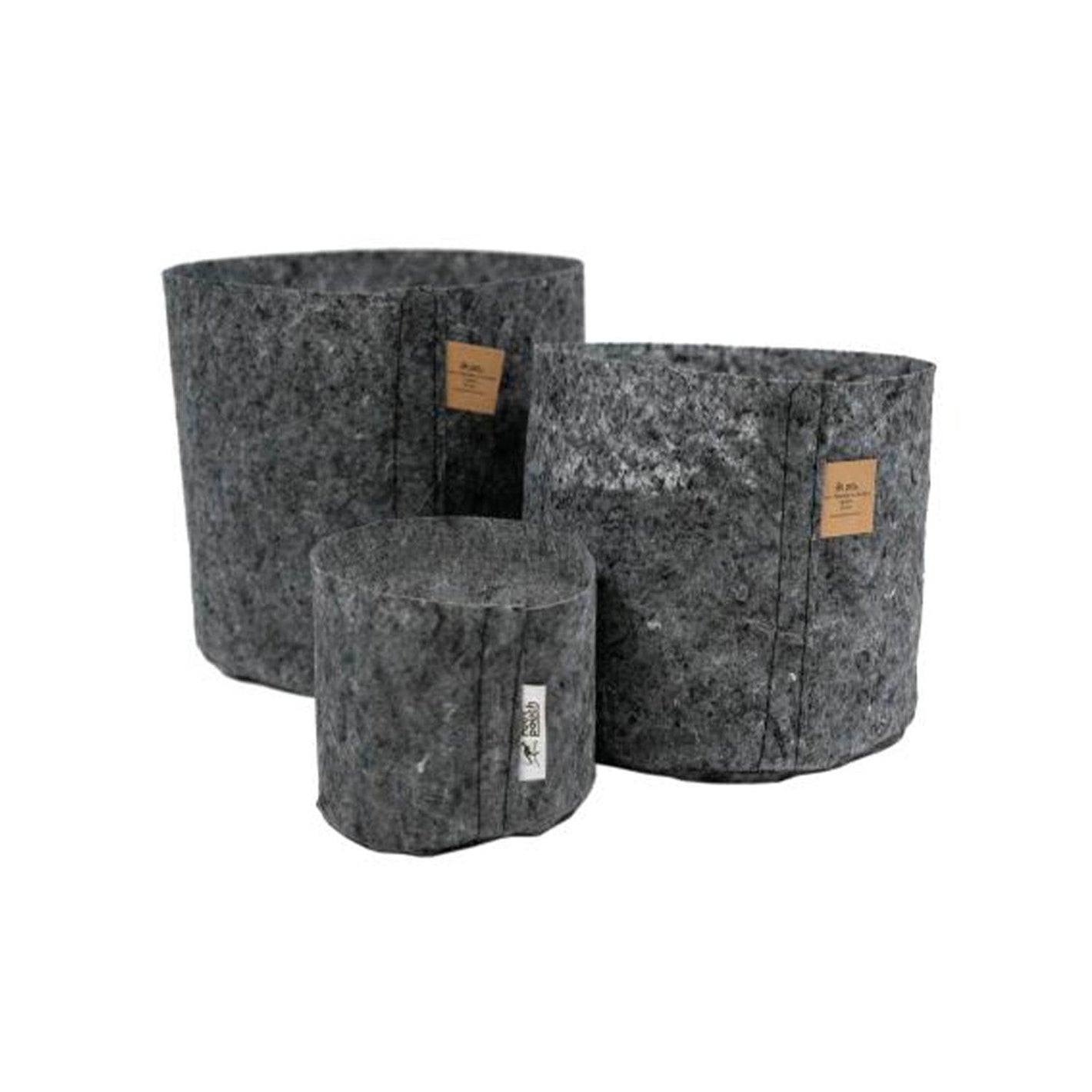 Root Pouch - Stofftopf Grau - Grow Factory