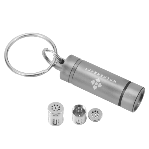 Wolkenkraft - Dosierkapsel-Container für 2 Kapseln (WOLKENKRAFT ÄRiS, FX MINI und ULTRA's) *Gun Metal*