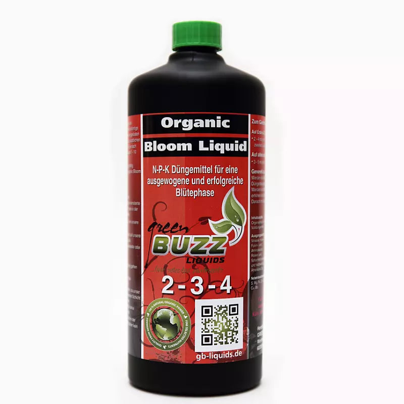 Green Buzz Nutrients Organic Bloom Liquid