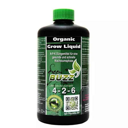 Green Buzz Nutrients Organic Grow Liquid